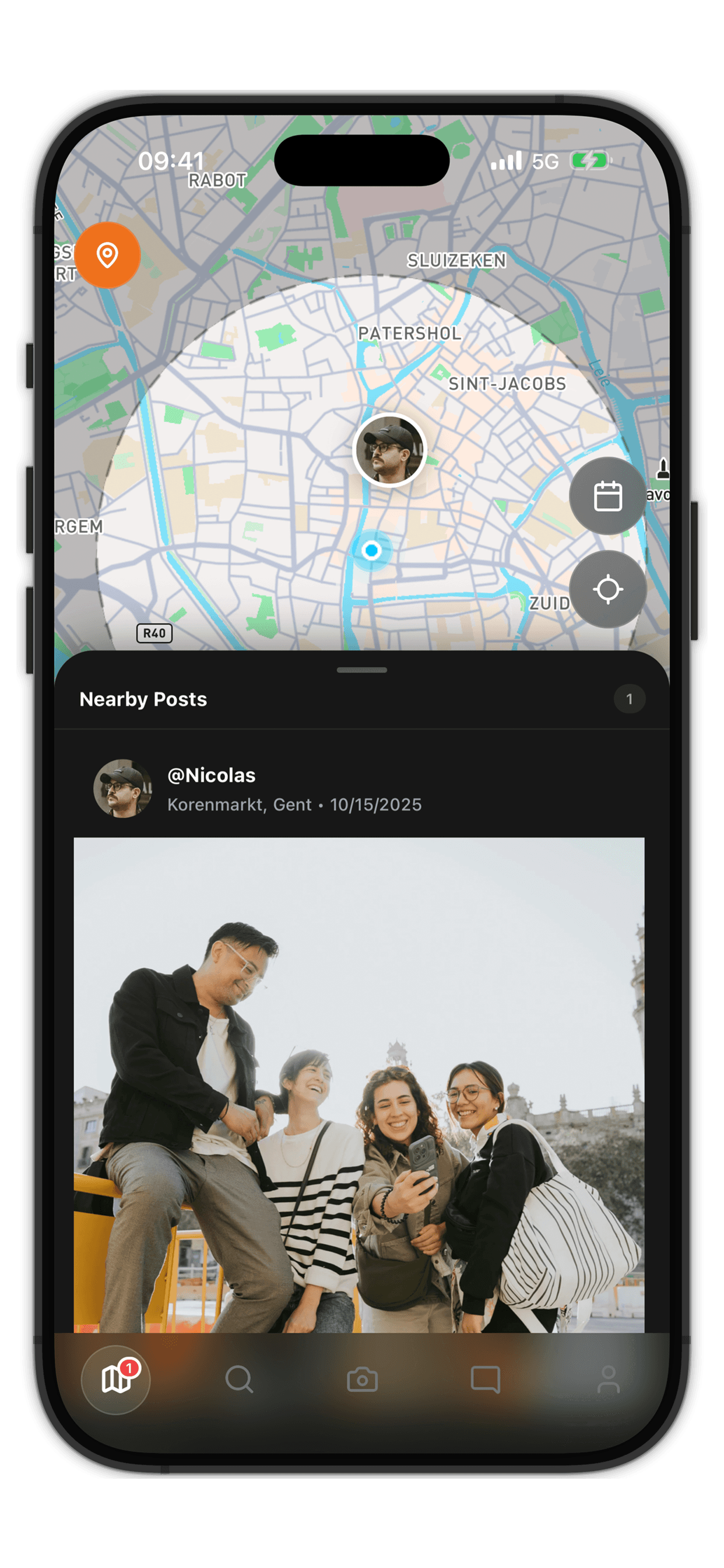 BeHere app screenshot
