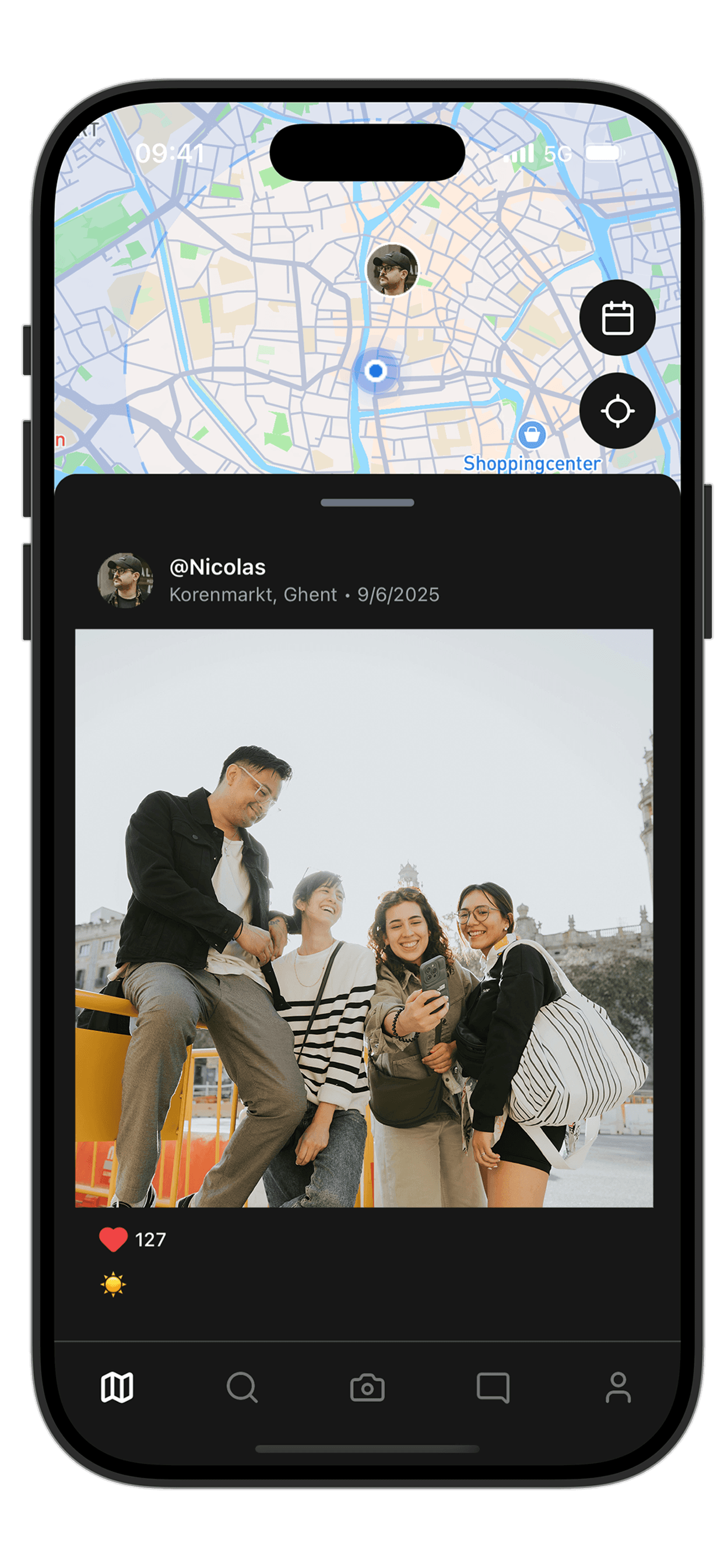 BeHere app screenshot